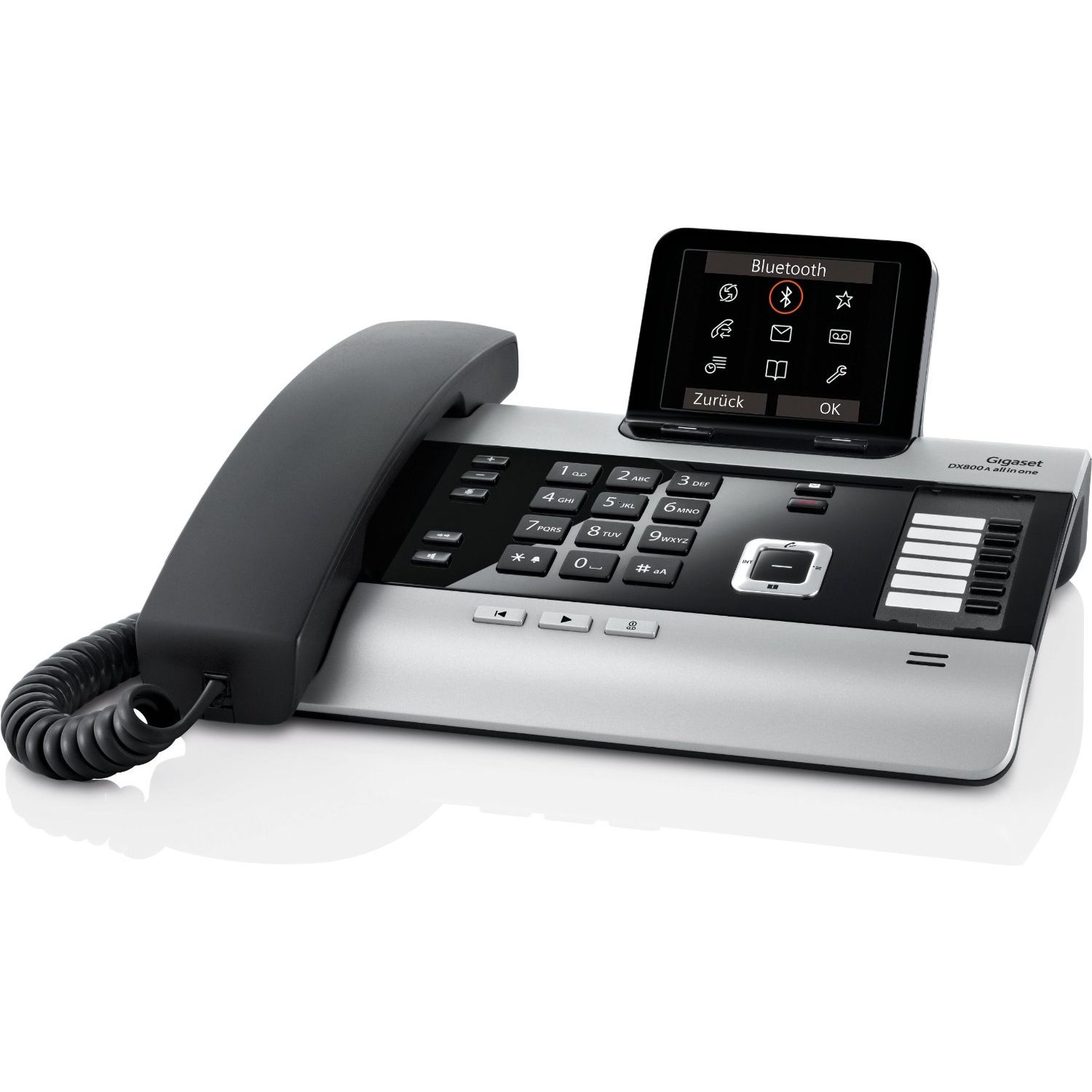Телефон с радиотрубкой. VOIP-телефон Gigaset dx800a. All in one Gigaset dx800a. Телефон DECT Gigaset dx800a. Yealink t48u.